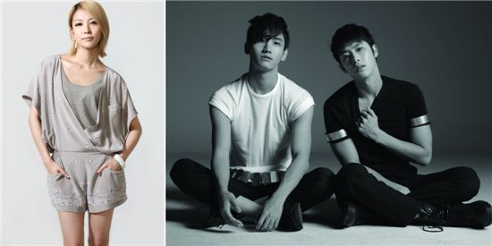 BoA (left) and TVXQ [SM Entertainment]