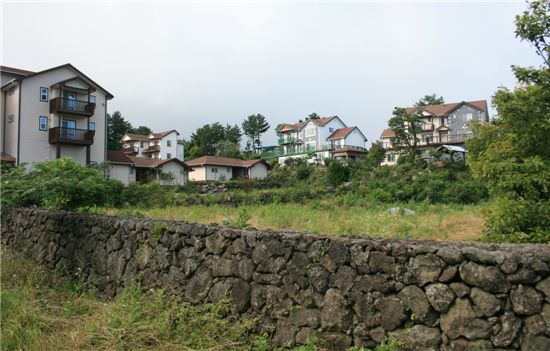 유수암마을 전원주택단지 풍경.