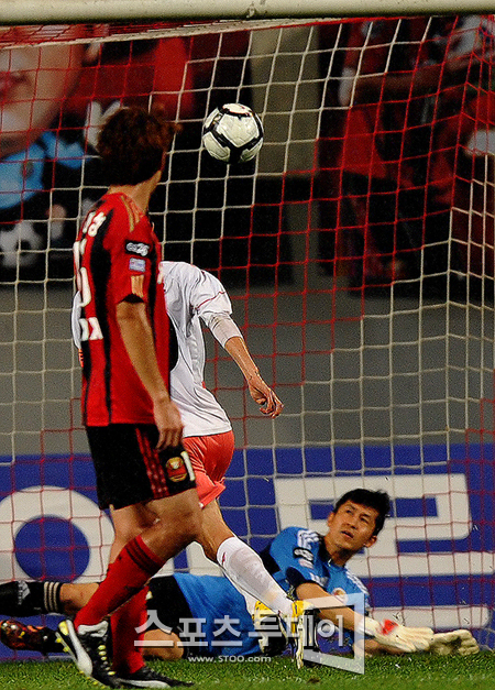 [포토] 김용대 '방향은 읽었는데~'