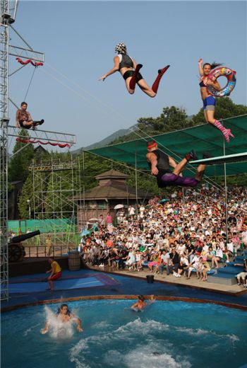 서울랜드 해적 다이빙쇼 짜릿