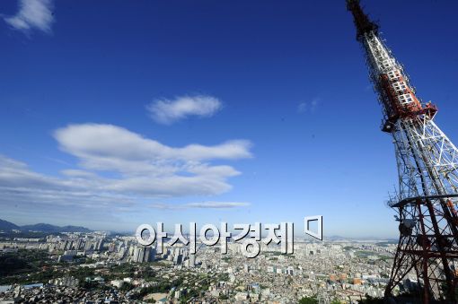 [포토]맑은 날씨 서울 하늘