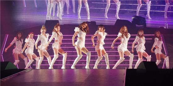 Girls' Generation during their concert tour in Japan. [SM Entertainment]