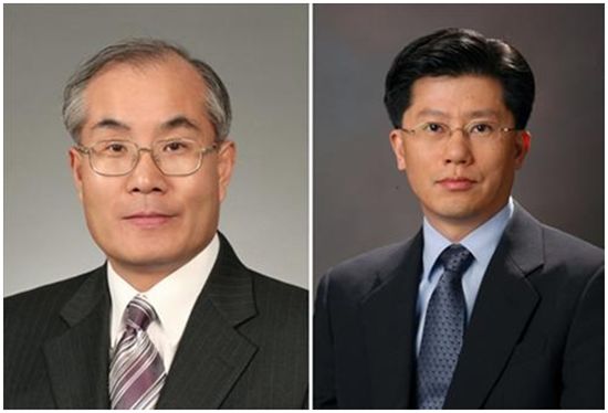 이윤영(왼쪽), 허정석(오른쪽) 일진전기 신임 대표