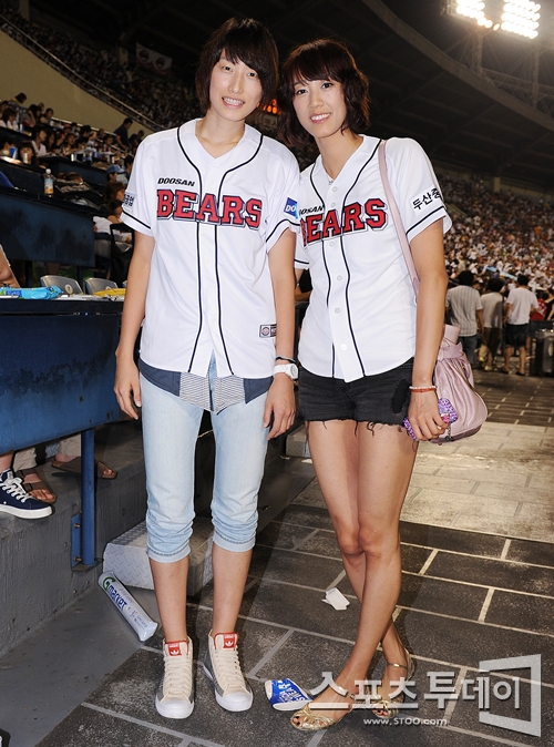 [포토] 올스타전 찾은 배구스타 김연경-한송이