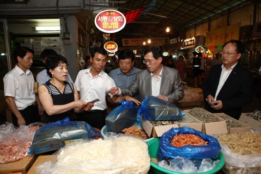 석유公, 충남 서산 전통시장과 자매결연 