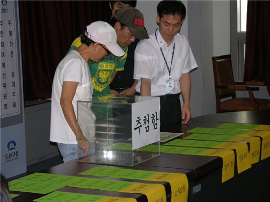 도봉구, 주민참여예산위원회 위원 선정