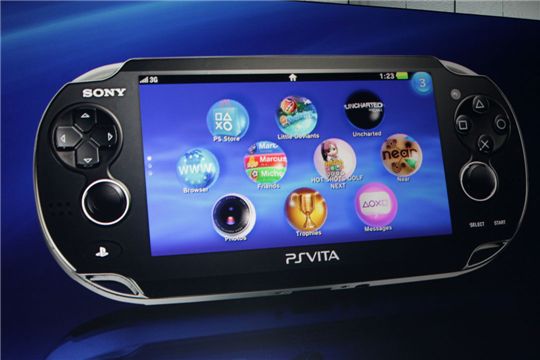 소니의 차세대 휴대용 게임기 '플레이스테이션 비타'
