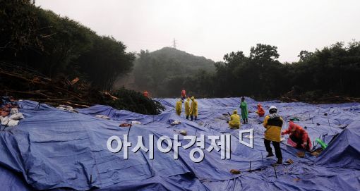 [포토]제2의 산사태를 방지하자!