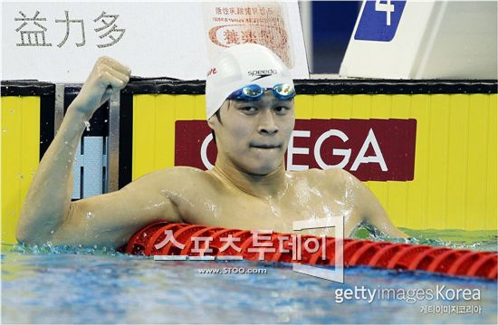 쑨양, 세계수영선수권 800m 2연패…대회 2관왕