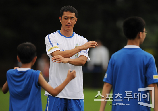[포토] 박용호 '준비운동이 제일 중요해'