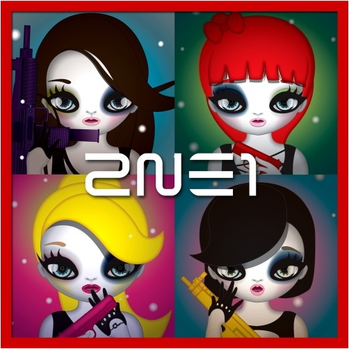 Cover of 2NE1's 2nd mini-album [YG Entertainment]