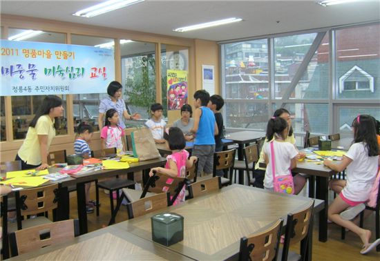 성북구, 어린이 미술심리치료 교실 운영