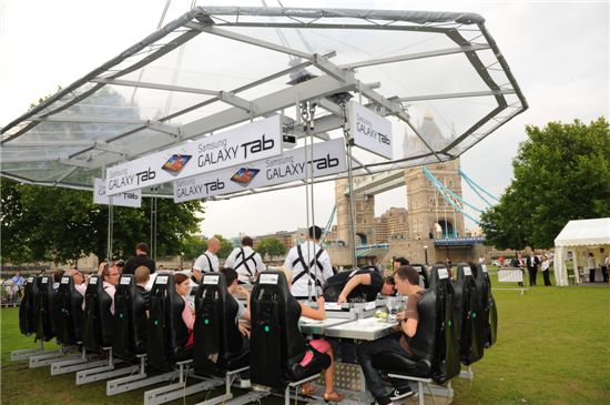 삼성전자, 유럽서 '갤럭시탭10.1' 이색 이벤트