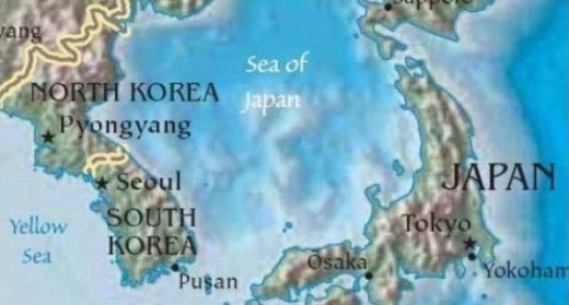▲ 동해를 일본해로 표기한 외국지도 