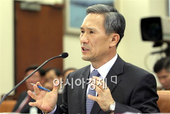 김관진 국방 "제주해군기지 협조 당부"