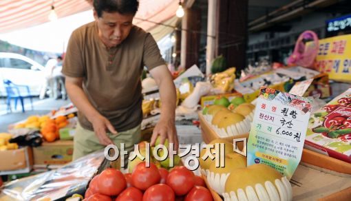[포토]추석 앞두고 사과 배 가격 고공행진!