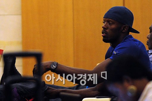 [포토] '한국찾은 총알탄 사나이'