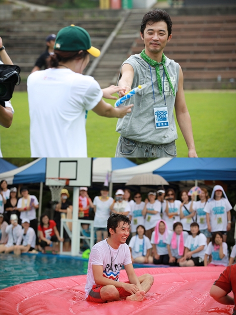 Ahn Jae-wook at his summer camp. [Jable Entertainment]