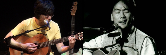 기타와 목소리에 집중한 루시드폴의 공연은 1000회 동안 소극장 공연을 해왔던 故 김광석을 떠올리게 한다.