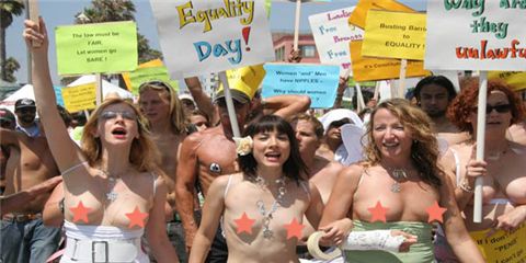 "여성에게도 웃통 벗고 다닐 권리 있다"