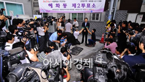 [포토]오세훈 시장에게 몰린 관심