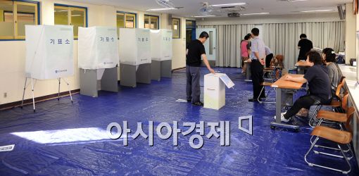 [포토]한산한 투표소