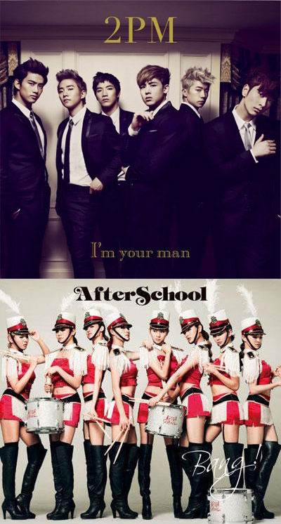 2PM, After School place in top 10 of weekly Oricon chart