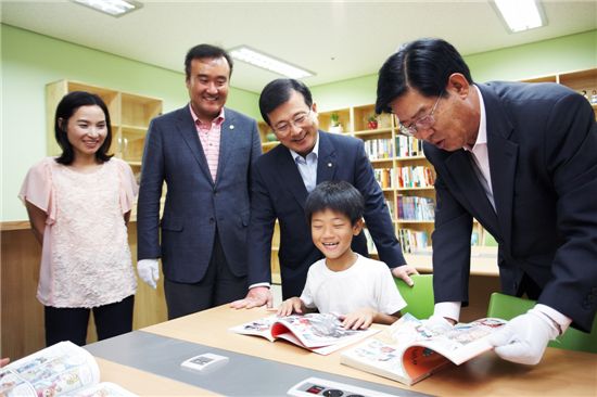 한화건설, 김포서 '꿈에그린 도서관' 사회공헌 활동