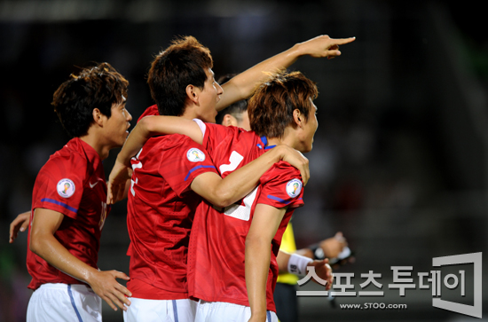 [포토] 화력 폭발 조광래호 '가자! 월드컵으로!'