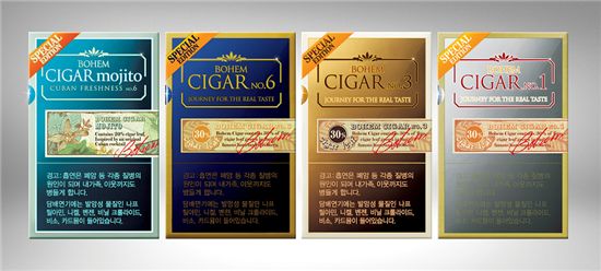 KT&G, 시가향 그대로 '메탈팩 보헴시가' 출시