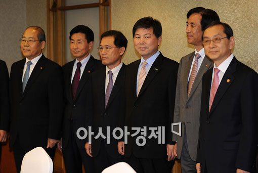 [포토] 유통업계 CEO 만나는 김동수 공정위원장