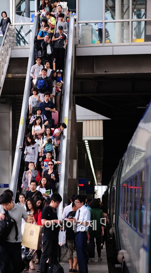 [포토] 본격적으로 시작된 귀성길