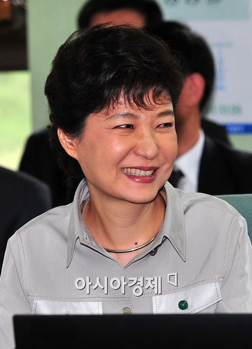 [포토] 박근혜 전 대표의 미소