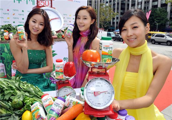 "하루야채 350g으로 건강 챙기세요"