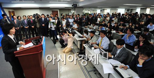 [포토] 서울시장 출마 선언하는 나경원