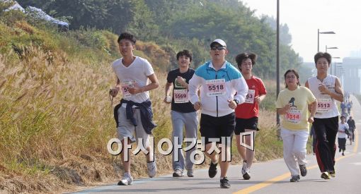 [포토]힘든 오르막길