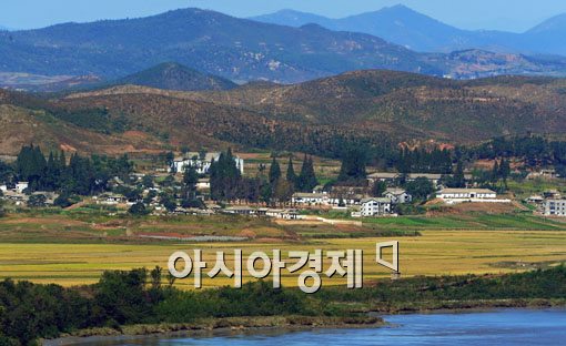 [포토] 평화로운 북한 들녘
