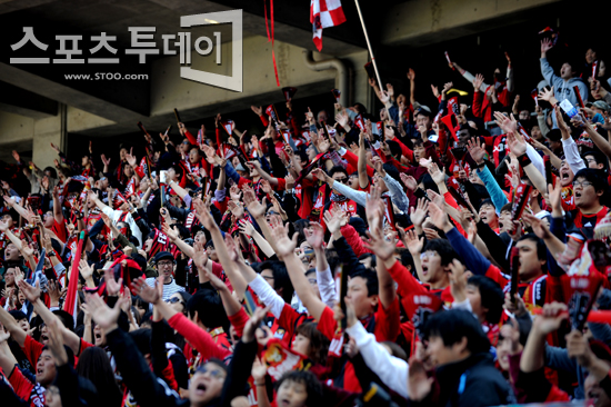 [포토] 서울 서포터 '열정적인 응원'