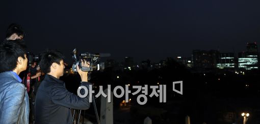 [포토]국립민속박물관에서 바라보는 서울의 야경