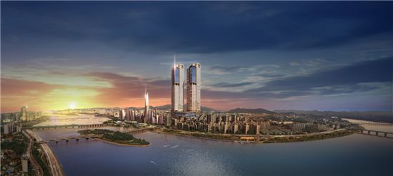 용산 KCC웰츠타워 투시도