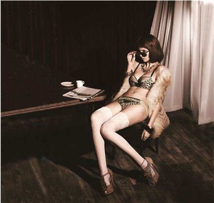 속옷 점령한 '호피 무늬'