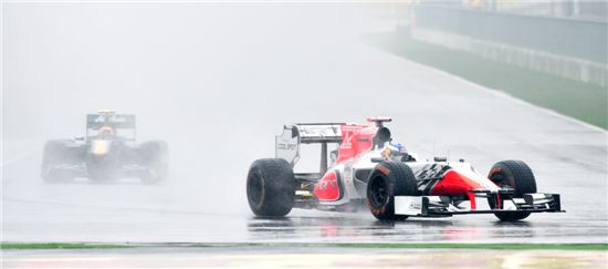 [F1 코리아]빗속을 뚫고~