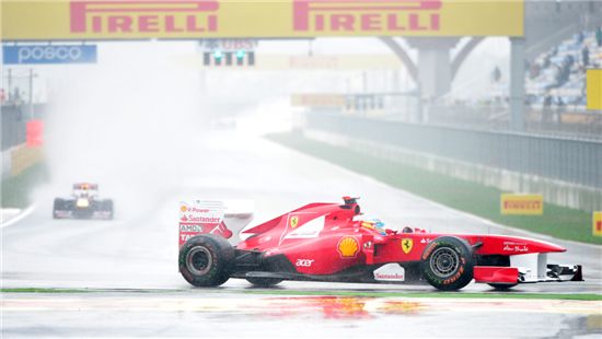 [F1 코리아]빗속을 뚫고 질주~