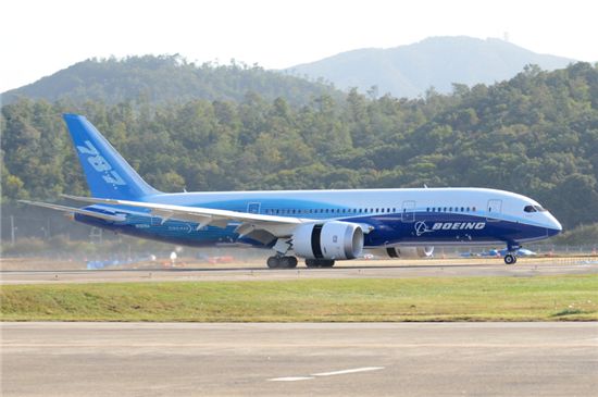 [포토]'드림라이너' 보잉 787, "저, 한국 왔어요"