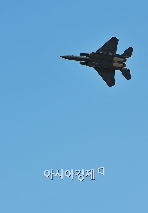 [포토] 한반도 상공의 제왕, F-15K