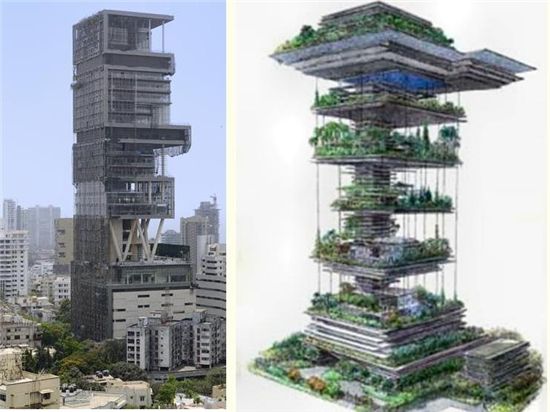 印 갑부 암바니, '27층 초호화 저택' 운 나쁠까봐 입주못하나?