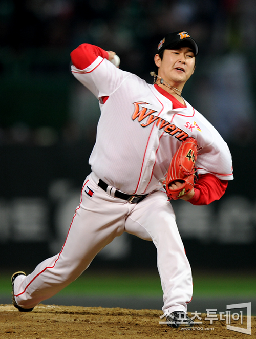 [포토] 송은범 '힘차게~'