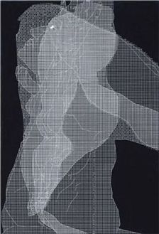 Intention, In-tension, 72×50㎝ mixed media on Jangji, 2011
