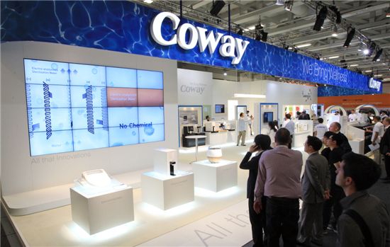 웅진코웨이, 정수기 한류