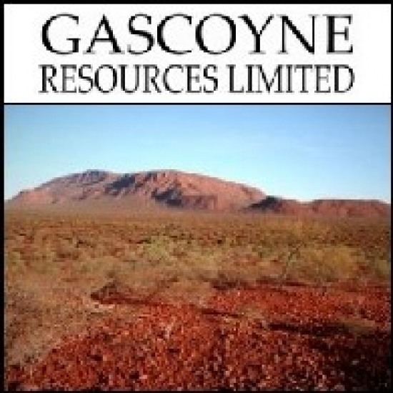2011년 11월4일 아시아 현장보고서: Gascoyne Resources (ASX:GCY), Glenburgh 프로젝트에서 금 시추성과 발표